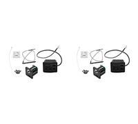 KVSERT 2X Ukelele Uke Piezo Preamp 3-Band EQ Equalizzatore Tuner System Display LCD