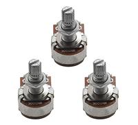 KVSERT 3Pc MN500K Dual Balance Potenziometro (POT) Chitarra Volume Tono Interruttore di Controllo