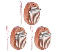 KVSERT 3X 8 Chiave Mini Kalimba Squisita Finger Pollice Pianoforte Marimba Musicale Buon Accessorio Ciondolo