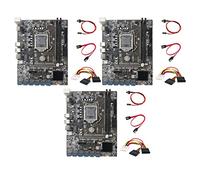 KVSERT 3X B250C Mining Scheda Madre con 4PIN a SATA + Interruttore+ SATA 12 PCIE a USB3.0 GPU Slot LGA1151