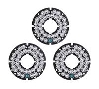 KVSERT 3X infrarossi IR 36 Led Illuminator Board Plate per CCTV CCD Telecamera di sicurezza