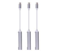 KVSERT 3X USB C HUB USB 3.0 HUB Tipo C USB Splitter USB-C 3.1 Multi Port Dock Adattatore per PC Pro