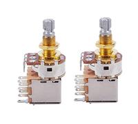 KVSERT 4 pentole per chitarra 500 K albero spaccato corto audio /pull potenziometro