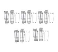 KVSERT 5X per Shell Elettrico Capelli Clipper Cove Trimmer Parrucchiere Taglio Barbiere Clipper Modificato Shell