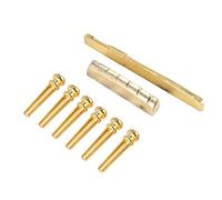 KVSERT 6PCS chitarra ponte perni dado parti di ricambio per chitarra acustica