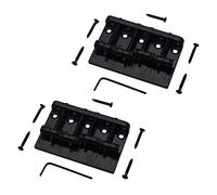 KVSERT Ponte per chitarra a 4 corde, per jazz, colore nero