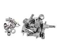 KVSERT Tuning Pegs/Corde per/Tele/Chitarra Acustica 6L Argento