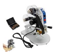 KVTUYC Macchina per la codifica delle date, stampante manuale elettrica per stampa a caldo, macchina per stampa a caldo, scritte regolabili, per imballaggi flessibili in pellicola di plastica