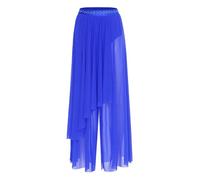 Kvysinly Falda per La Danza Lirica per Donna Pantaloni Lunghi A Gambo Ampio per La Gimnastica Ritmica con Vita Elastica Dettaglio di Pietre Scintillanti Pantalone Blu Reale XL
