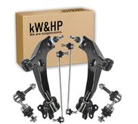 KW0055BP Kit 6 pezzi bracci braccetti di controllo + biellette barra stabilizzatrice anteriori + biellette posteriori ANTERIORI DX/SX compatibile con FOCUS III - kW&HP