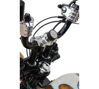KW05-01-0384-C IO - RISER CLAMP MOUNT CHROME FXRC 1340 LOW GLIDE CUSTOM 1985