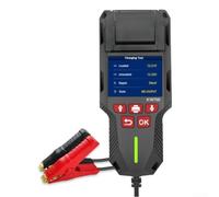 KW700 12V/24V Tester batteria con stampante per cca analisi KW700 | per test cca in 3 secondi, compatibile con 12 V/24 V, acido/per agm/gel/per supporto efb, stampante integrata, dati precisi