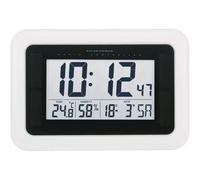 KW9101 Solare, Radiocontrollato Orologio da parete 280 mm x 190 mm x 23 mm Bia