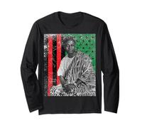 Kwame Nkrumah dal Ghana a Black America Maglia a Manica
