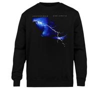 Kwantees Dire Straits Amore Oltre L'Oro Maglietta Sweatshirt Nera Unisex Eco-Friendly Unisex Black Sweatshirt Eco-Friendly Crewneck
