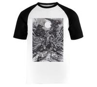 Kwantees Eileen Il Corvo T-Shirt Baseball Bianca Maniche Corte Eco-Friendly White Baseball T-Shirt Short Sleeve Tee