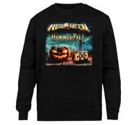 Kwantees Helloween HammerFall Live United Forces Tour Sweatshirt Nera Unisex Eco-Friendly Unisex Black Sweatshirt Eco-Friendly Crewneck