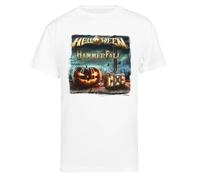 Kwantees Helloween HammerFall Live United Forces Tour T-Shirt Bianca Uomo Eco-Friendly Men White T-Shirt Eco-Friendly Tee