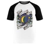 Kwantees in Un Buco nel Terreno T-Shirt Baseball Bianca Maniche Corte Eco-Friendly White Baseball T-Shirt Short Sleeve Tee
