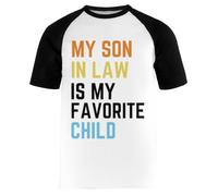 Kwantees Mio Genero È Il Mio Preferito T-Shirt Baseball Bianca Maniche Corte Eco-Friendly White Baseball T-Shirt Short Sleeve Tee