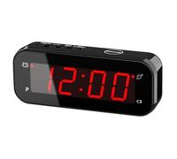 KWANWA Piccola batteria azionata con orologio digitale di tempo e temperatura con numeri numerici di grandi numeri da 0.9 "