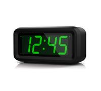 KWANWA Sveglia Digitale,Sveglia da Comodino,LED Sveglia con G Nero-display Verde