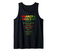 Kwanzaa - Nguzo Saba I sette principi in stile invecchiato Canotta