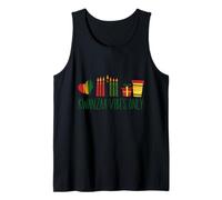 Kwanzaa Vibes Only Tee Kwanzaa, Orgoglio afroamericano Canotta