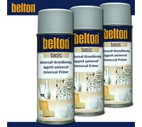 Kwasny Belton Basic 3 X 400 Ml Universal Primer Grigio Spray Perfetto