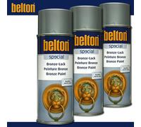 Kwasny Belton Speciale 3 x 400 ML Bronze-Lack Argento Vernice Spray Antico Look