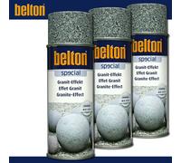 Kwasny Belton Speciale 3 x 400 ML Granit-Effekt Vernice Spray Grigio Granitico