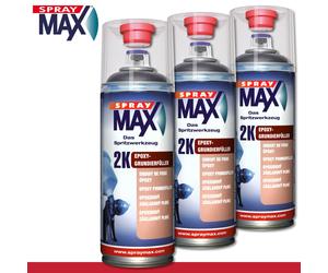 Kwasny SprayMax 3 X 400 ML 2K Primer Epoxy Nero Antiruggine Fondo
