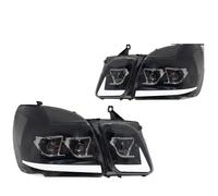 KWAYA Gruppo Fari Anteriori 2 Pezzi per Lexus per LX LX470 LX570 1997-2007 Fari Auto 12V LED DRL Xenon Lens Hella Hid H7 Lampade Anteriori Accessori Luci Anteriori