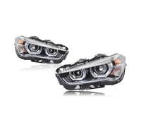 KWAYA Gruppo Fari Anteriori 2 Pezzi per X1 F48 2016-2019 2020 Fari per Auto Lampade A LED Luci Diurne Indicatori di Direzione Dinamici Accessori per Auto Luci Anteriori