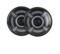 KWAYA Gruppo Fari Anteriori 2X per Suzuki per Samurai per Jimmy Fari LED Universali per Auto da 7 Pollici Hi-Lo-Lo H4 Halo DRL Fuoristrada 4x4 Gruppo Ottico(50w Halo Light Black 2)