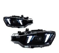 KWAYA Gruppo Fari Anteriori per La Serie 3 F30 F31 F35 320i 2013-2019 Fari A LED Modificati per Auto DRL con Doppio Proiettore Accessori Ricambi Luci Anteriori(Xenon)