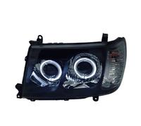 KWAYA Gruppo Fari Anteriori per Land per Cruiser LC100 4700 Faro A LED per Auto Luce di Marcia Diurna Indicatore di Direzione con Lente del Proiettore Luci Anteriori(2005-2007)
