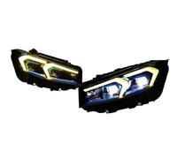KWAYA Gruppo Fari Anteriori per Serie 3 G28 G20 2022 2021 2020 2019 Fari Auto DRL Indicatori di Direzione Abbaglianti Proiettore Lente Lampada Frontale A LED Luci Anteriori(for 2020-2022 User A)
