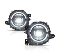 KWAYA Gruppo Fari Anteriori per Suzuki per Jimny 2019-2023 2022 Gruppo Ottico Anteriore per Auto Fari A LED con Animazione di Avviamento DRL Accessori Luci Anteriori