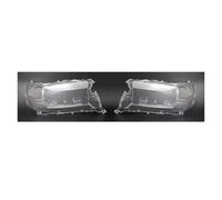 KWAYA per Land for Cruiser 2016-2018 Copri Lente Faro Anteriore Guscio in Vetro Faro Paralume Trasparente Accessori Copriobiettivo per Fari(Left And Right)