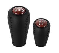 KWAYA per Prado LC120 per Land per Cruiser per Prado 2003-2009 Pomello del Cambio Cambio Manuale A 5 Marce Pomello del Cambio in Pelle Testa Cambio(Brown Set)
