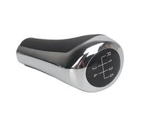 KWAYA per Serie 1 3 5 6 per X1 E84 per X3 E83 per X5 E53 Pomello del Cambio Cromato Braccioli Testa A Sfera Pomello del Cambio Testa Cambio(Chrome 5Speed)