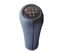 KWAYA Pomello del Cambio A 5/6 velocità per Auto per 1 3 5 6 Serie E30 E32 E34 E36 E38 E39 E46 E53 E60 E63 E83 E84 E90 E91 E92 Testa Cambio(Leather-5)