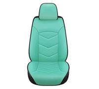 KWAYA Set Copri Sedile Coprisedili Universali Per Auto 1 Posto In Pelle PU Adatti Alla Maggior Parte Delle Auto SUV Quattro Stagioni Comodi Accessori Per Auto(Green)