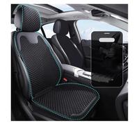 KWAYA Set Copri Sedile Coprisedili Universali Per Auto Traspiranti In Seta Di Ghiaccio Estivi Con Assorbimento Del Sudore Set Completo Di Accessori(Black 1 Set Front)