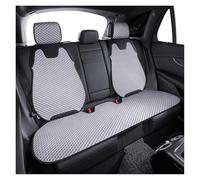 KWAYA Set Copri Sedile Coprisedili Universali Per Auto Traspiranti In Seta Di Ghiaccio Estivi Con Assorbimento Del Sudore Set Completo Di Accessori(Grey Rear)