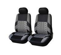 KWAYA Set Copri Sedile Per La Serie 3 E21 E30 E36 E46 E90 E91 E92 E93 F30 Set Coprisedili Auto Con Ricamo Universale Protezione Per Seggiolino Auto(Front seat-Gray)