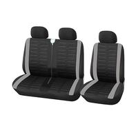 KWAYA Set Copri Sedile Per Master Per Trafic Universal Car Truck 2+1 Tipo Diviso Coprisedile Protettivo Quattro Colori(GRAY)