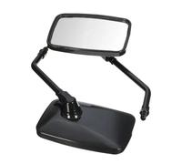 KWAYA Specchi Coppia di Specchietti Retrovisori Universali Rettangolari per Moto 10 Mm Cromati per Moto E Scooter Specchietto Retrovisore(Black)