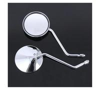 KWAYA Specchi Specchietti Retrovisori per Moto M8 M10 Specchietto Tondo Cromato Specchietto Retrovisore